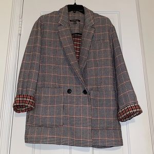 Zara Plaid Blazer/Coat